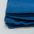 Colcha impermeable médica de tela no tejida azul
